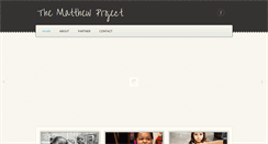 Desktop Screenshot of matthew-project.com